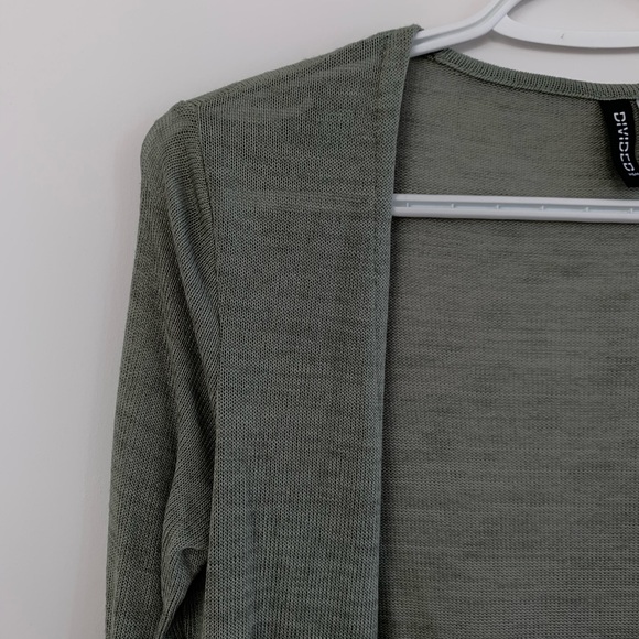 H&M sheer sage cardigan - Picture 3 of 7